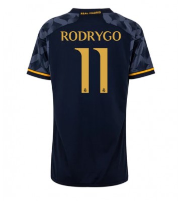 Real Madrid Rodrygo Goes #11 Bortatröja Kvinnor 2023-24 Kortärmad